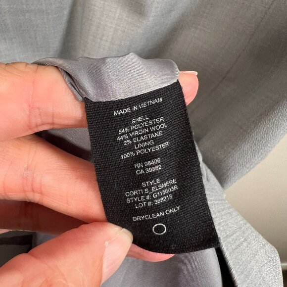 Theory Corti Sheath Dress Size 6 Gray Wool Career Work Office Minimal Interview - Picture 9 of 9